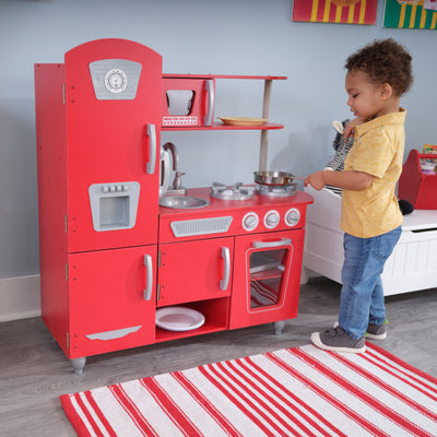 Vintage Play Kitchen - Red by KidKraft