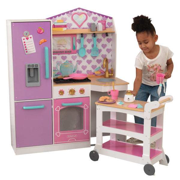 Sweet Snack Time Cart & Play Kitchen by KidKraft