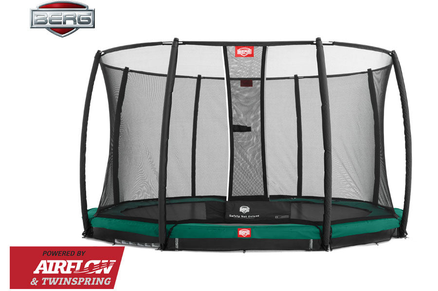 BERG In Ground Champion Green + Safety Net Deluxe