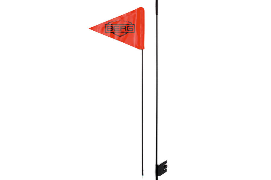 Buddy Flag + fitting for Go-kart