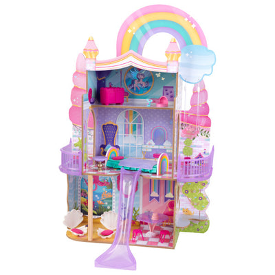 Rainbow Dreamers Unicorn Mermaid Dollhouse with EZ Kraft Assembly™ by KidKraft