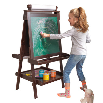 Deluxe Wooden Easel - Espresso by Kidkraft