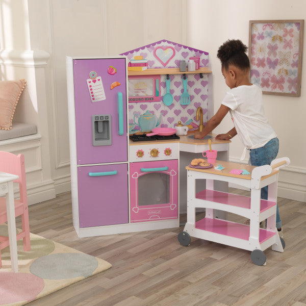 Sweet Snack Time Cart & Play Kitchen by KidKraft