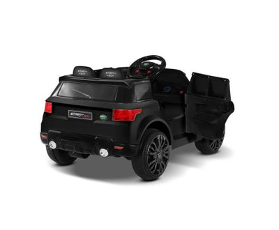 Rigo Kids Ride On Car (Range Rover Replica) - Black with Free Customized Plate