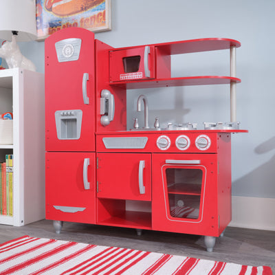 Vintage Play Kitchen - Red by KidKraft