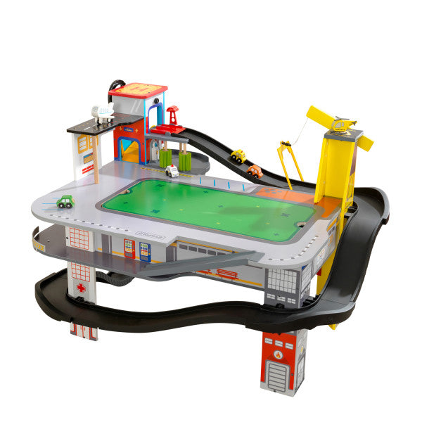 Freeway Frenzy Raceway Set and Table by KidKraft