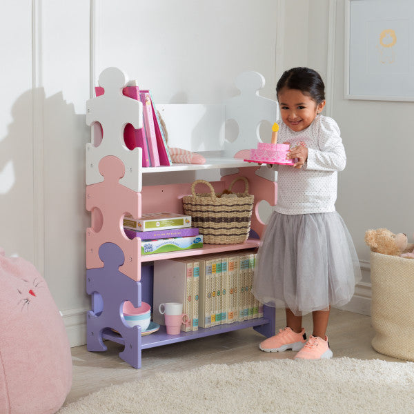 Puzzle Bookshelf - Pastel by Kidkraft