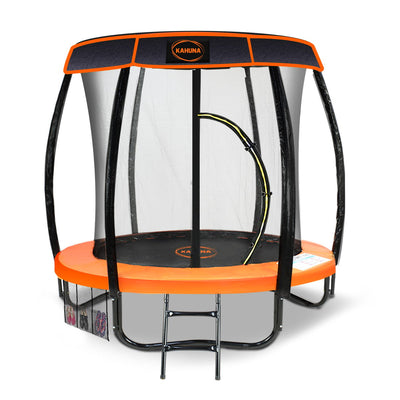 Kahuna Trampoline 6ft with Roof Cover - Orange