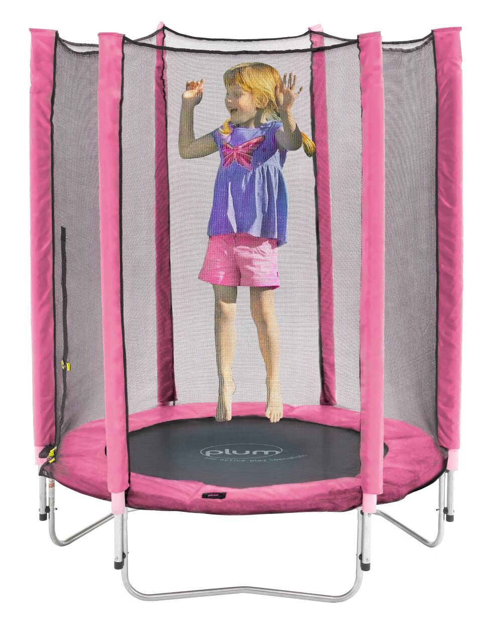 Pink trampoline on sale