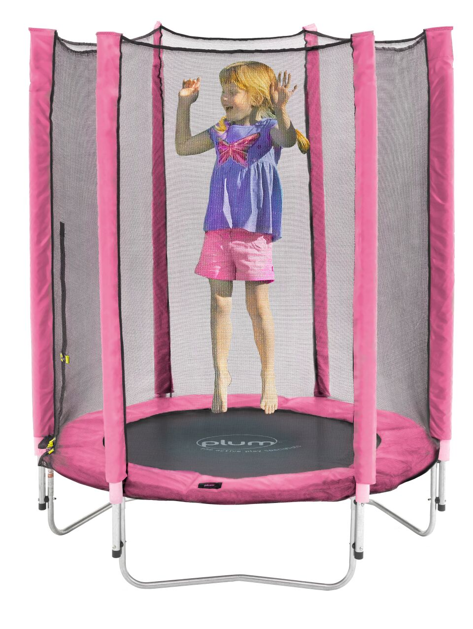 Pink trampoline hot sale