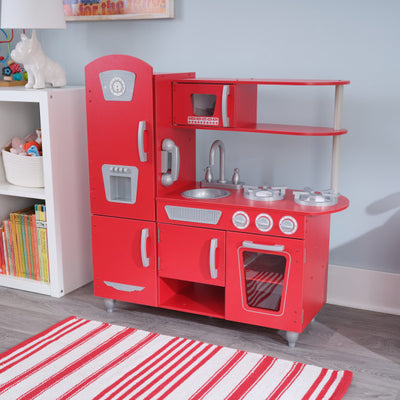 Vintage Play Kitchen - Red by KidKraft