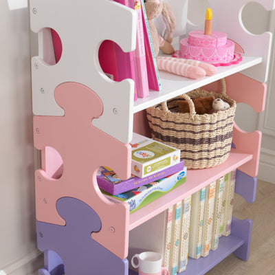 Puzzle Bookshelf - Pastel by Kidkraft