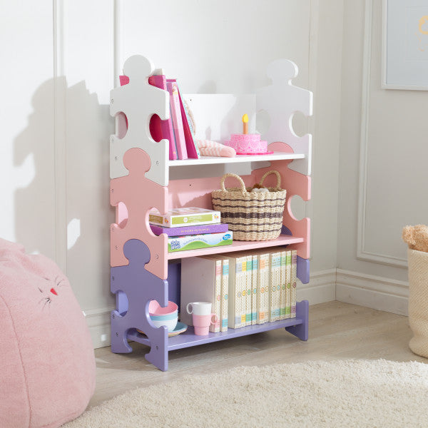 Puzzle Bookshelf - Pastel by Kidkraft