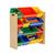 Kids Organiser Shelf Storage Rack for Toys - 12 Multicoloured Bins