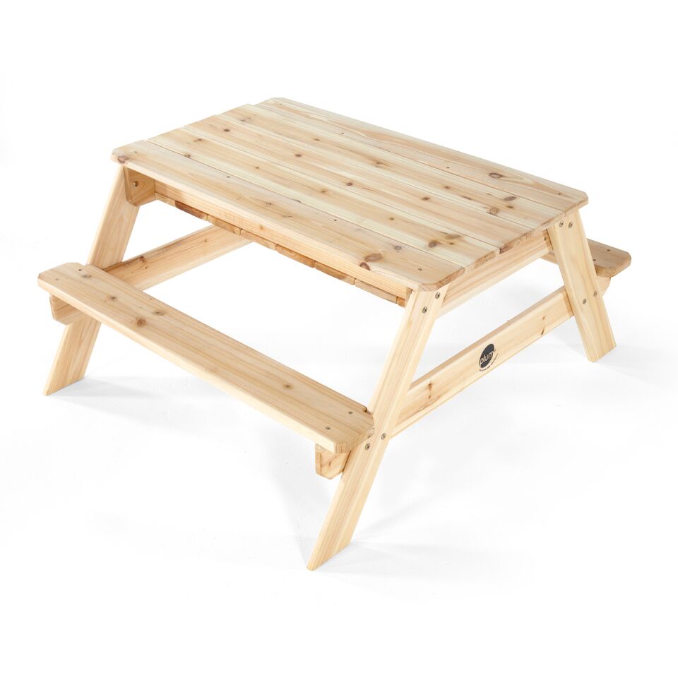 Wooden Sand and Picnic Table by Plum Play