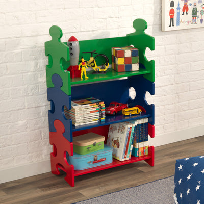 Puzzle Bookshelf - Primary by Kidkraft